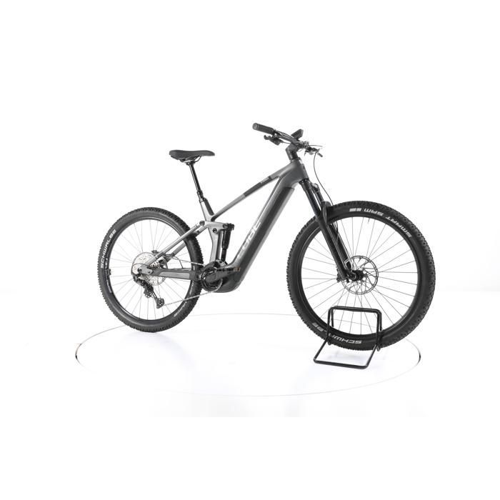 Elektrische fiets - Cube Stereo Hybrid 140 HPC Race - grijs - Volledig geveerde elektrische mountainbike - Bosch 750 Wh gereviseerd