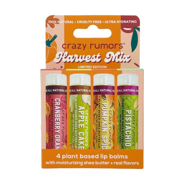 Balsamo labbra Crazy Rumors Harvest Mix - confezione da 4