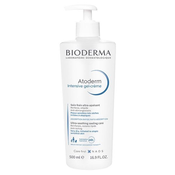 „Atoderm Ultra Nourishing Gel Cream“ Veido drėkikliai iš vaistinės