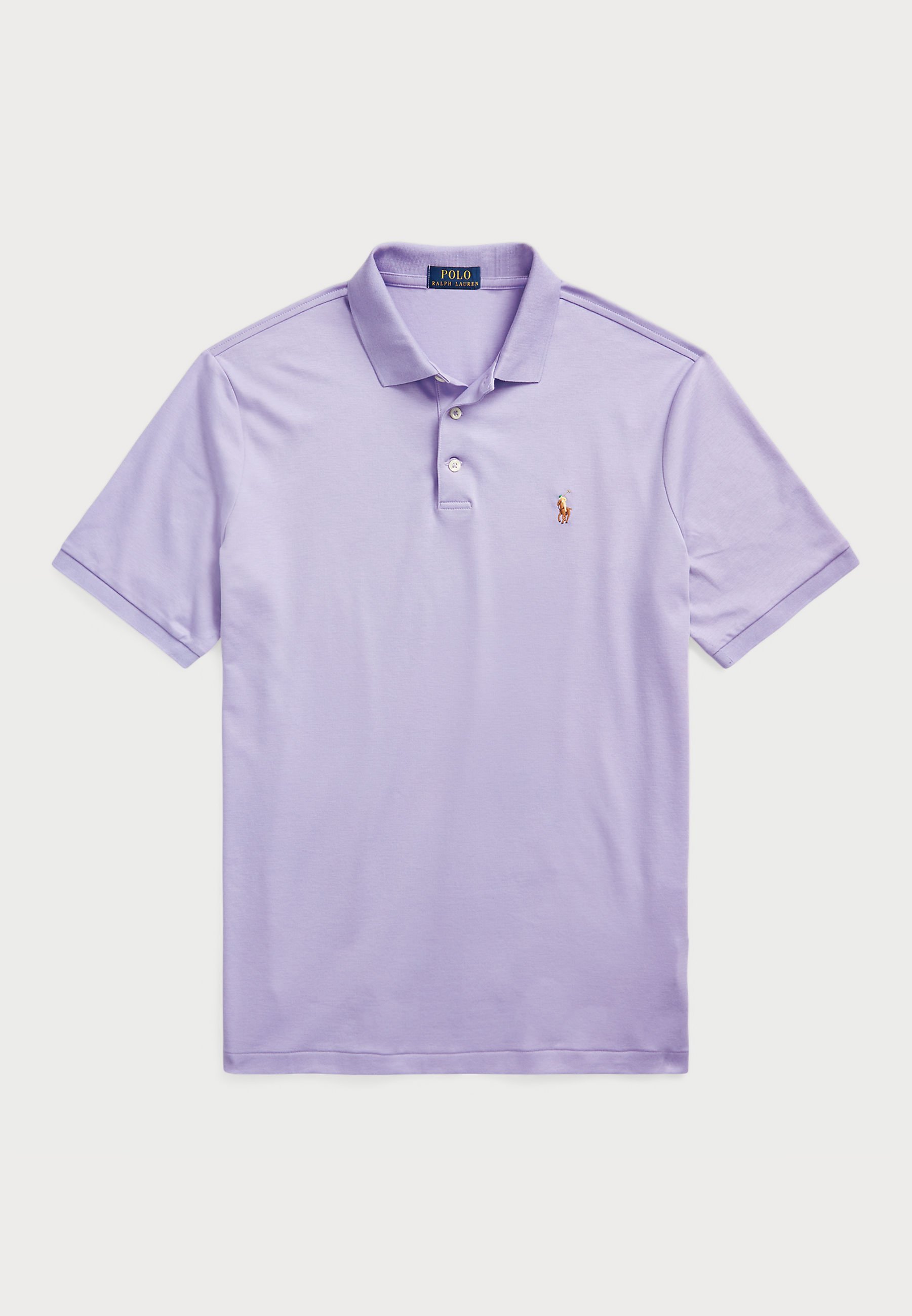 Polo Ralph Lauren CUSTOM SLIM FIT EN COTON DOUX - Polo - lavande ciel