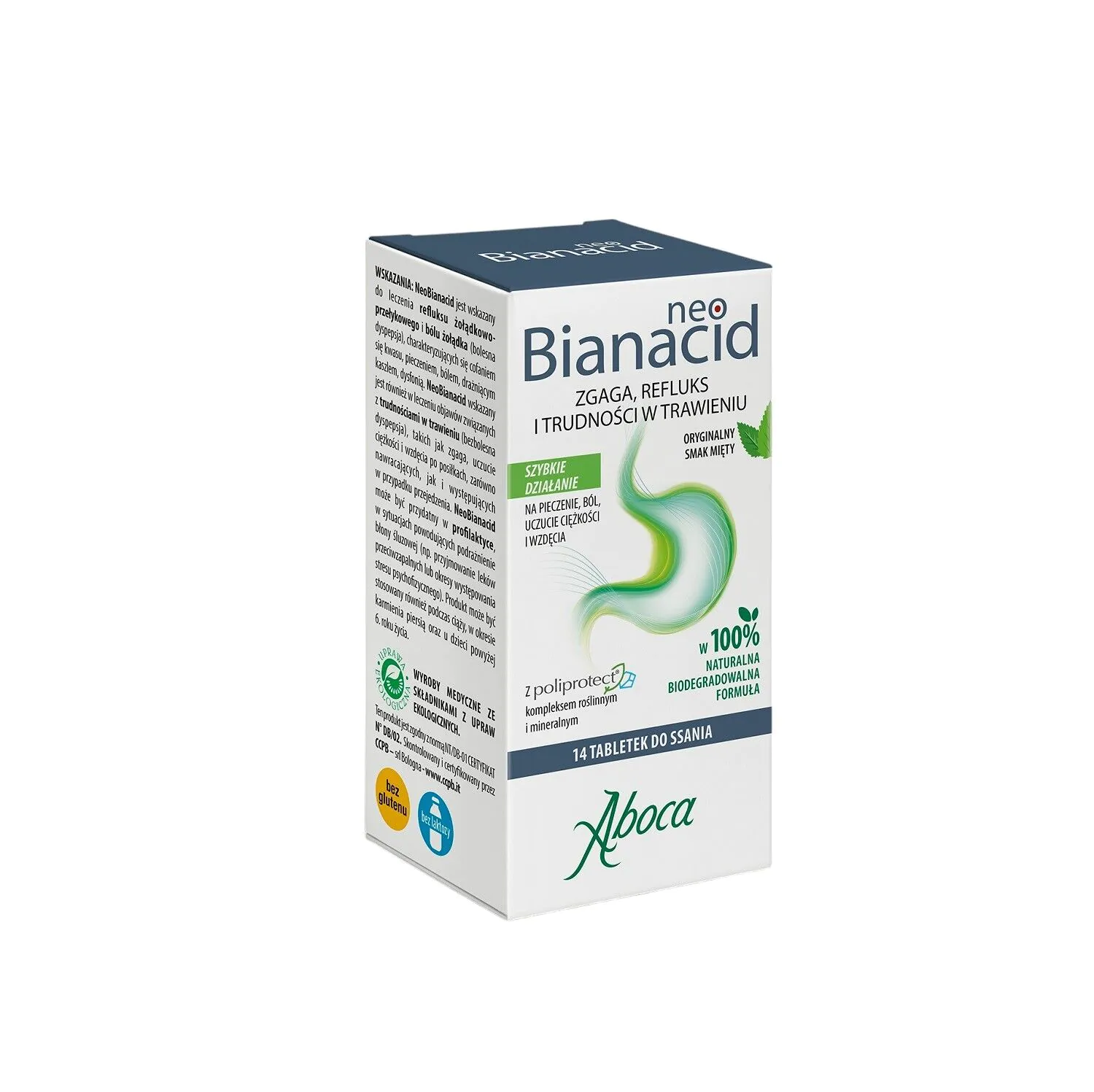 Aboca Neobianacid Smak cytrynowy Tabletki do ssania
