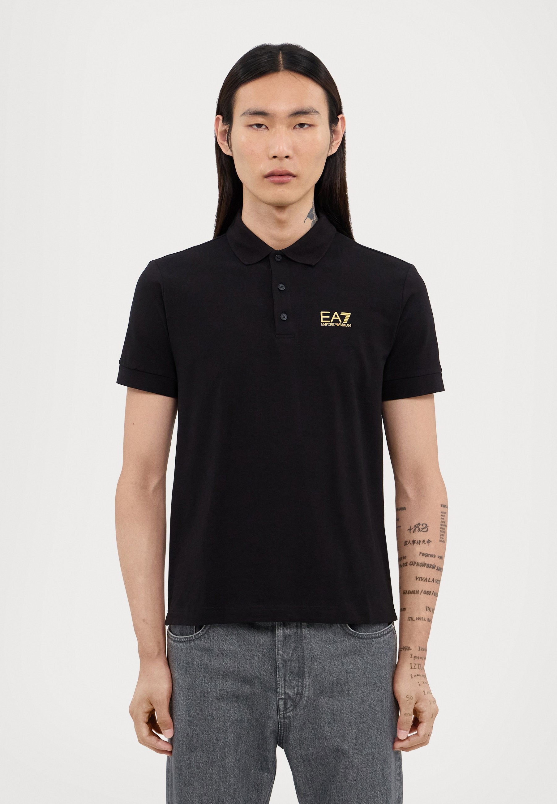 EA7 Emporio Armani TRAIN CORE - Poloshirt - schwarz