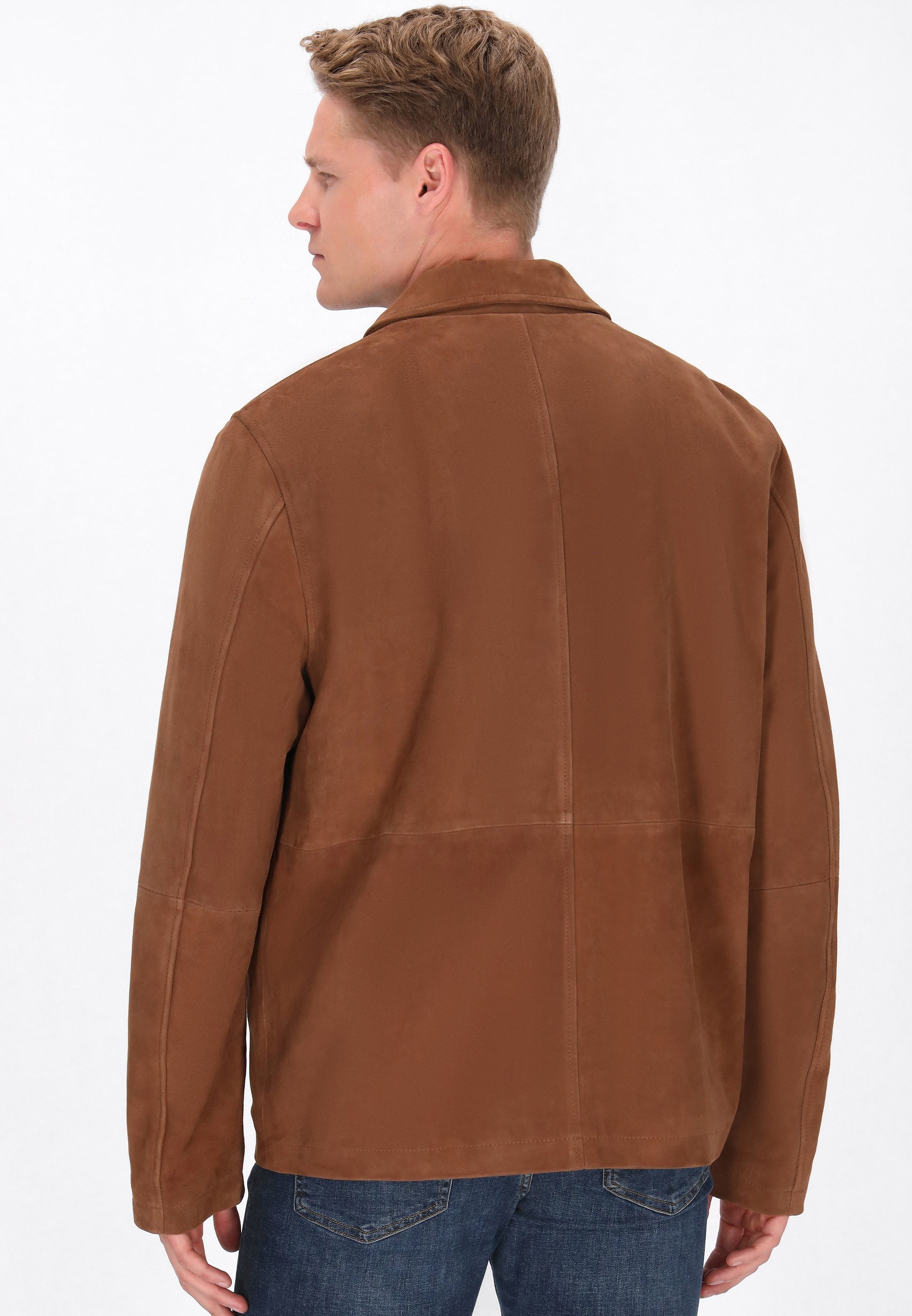 DreiMaster leren jas - cognac