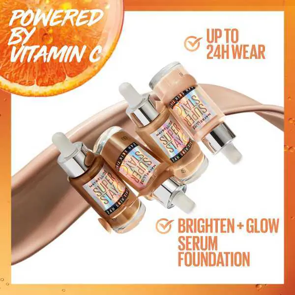 Maybelline Super Stay 24H -meikkivoide + C-vitamiini* - Sävy 78