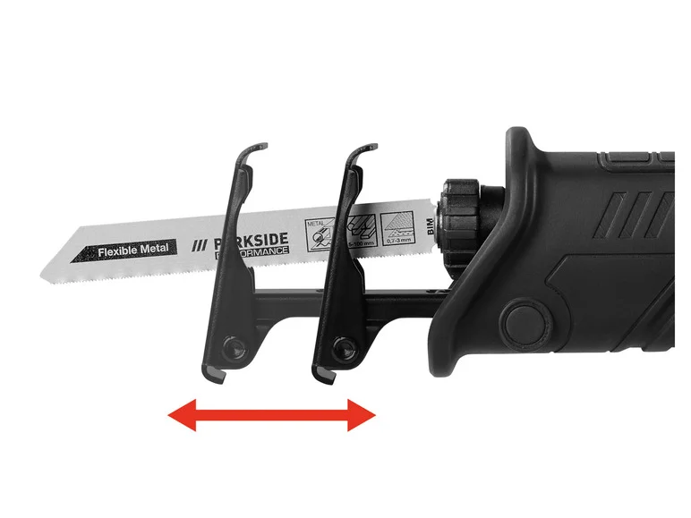Serra sabre PARKSIDE PERFORMANCE® PSSAP 2028, alimentada por bateria, 20 V
