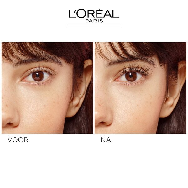 L'Oréal Paris Teleskopska maskara za umjetne trepavice u boji karbon-crne<br>L'Oréal Paris - Teleskopska - Ekstra crna - Crna - Maskara za produžavanje za vidljivo duže trepavice - 8 ml