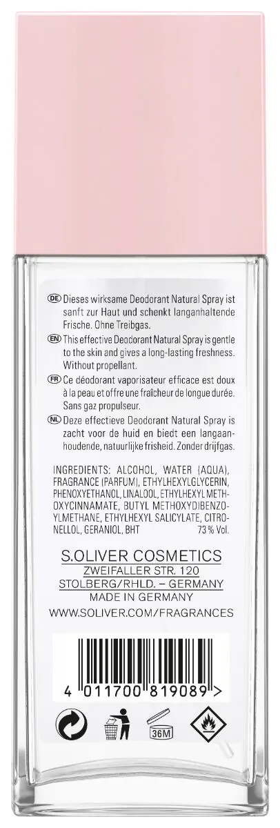 s.Oliver Pure Senses Dezodorant perfumowany