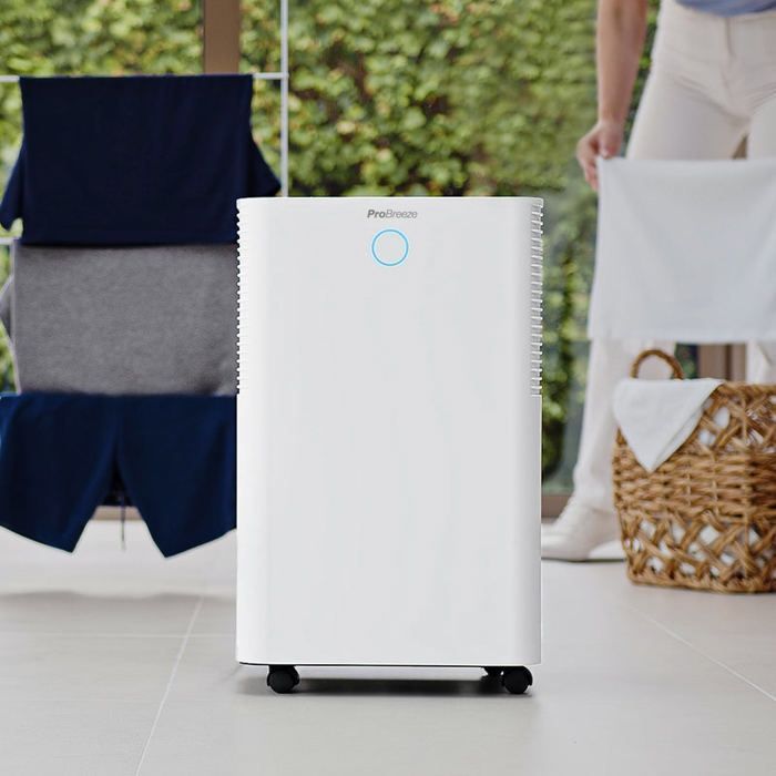 Deshumidificador OmniDry - 20 L - Silencioso - Ahorro de energía - Filtro de agua lavable