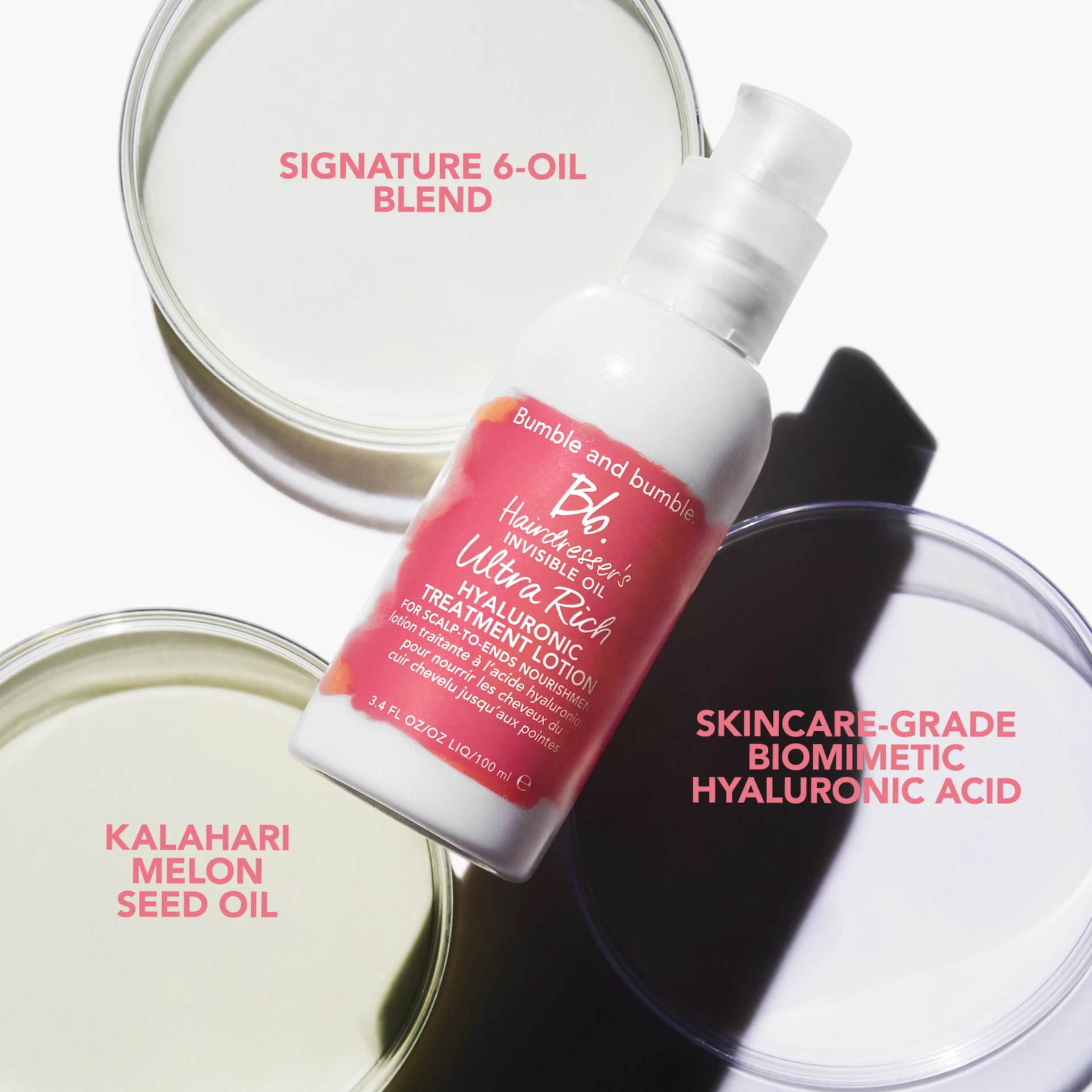 Fodrász Láthatatlan Olaj Ultra Gazdag Hialuronsavas Kezelő Lotion 100 ml - Bumble and bumble