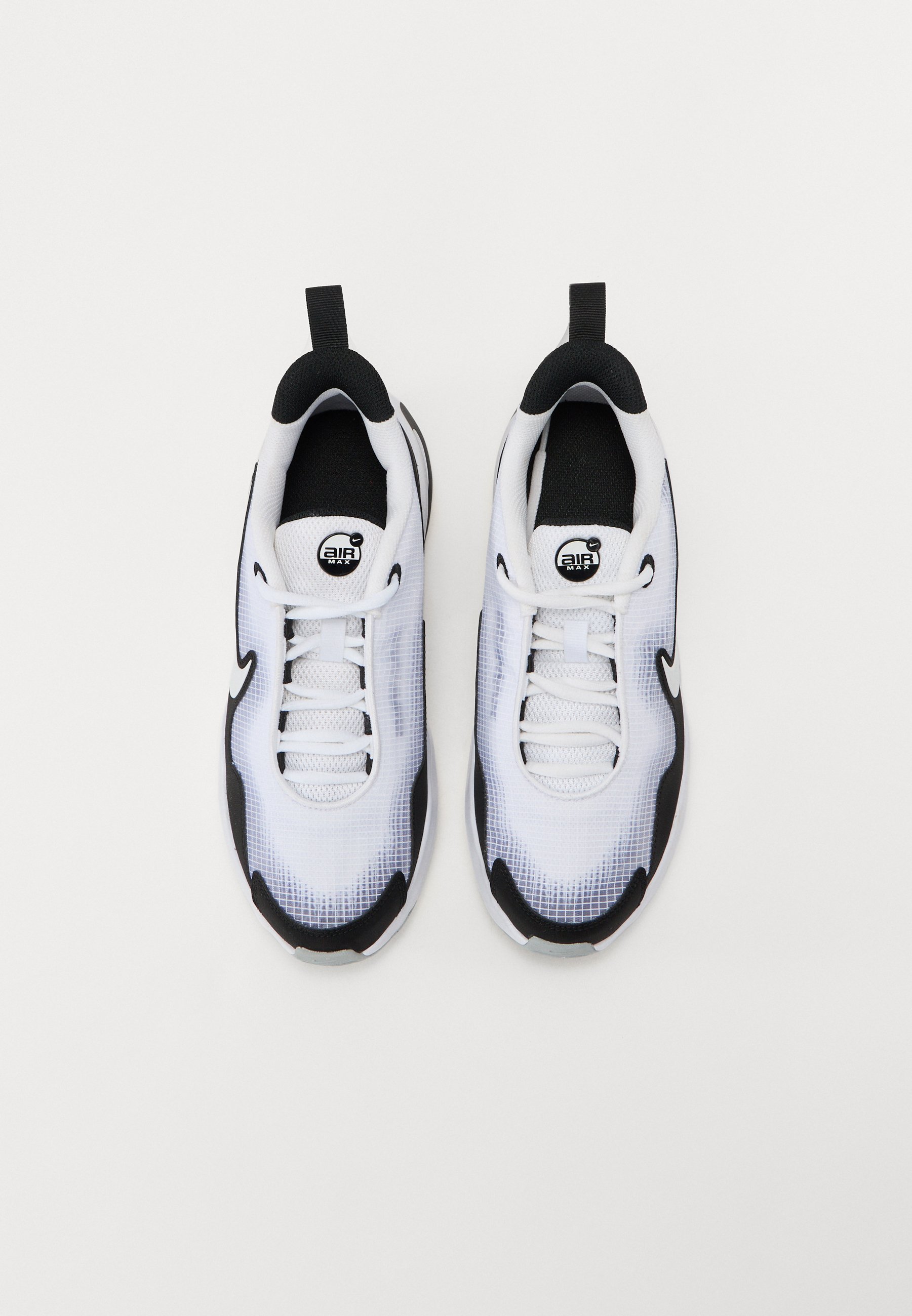 Nike Sportswear AIR MAX NOVA UNISEX - Buty sportowe - biały/czarny/wilk szary