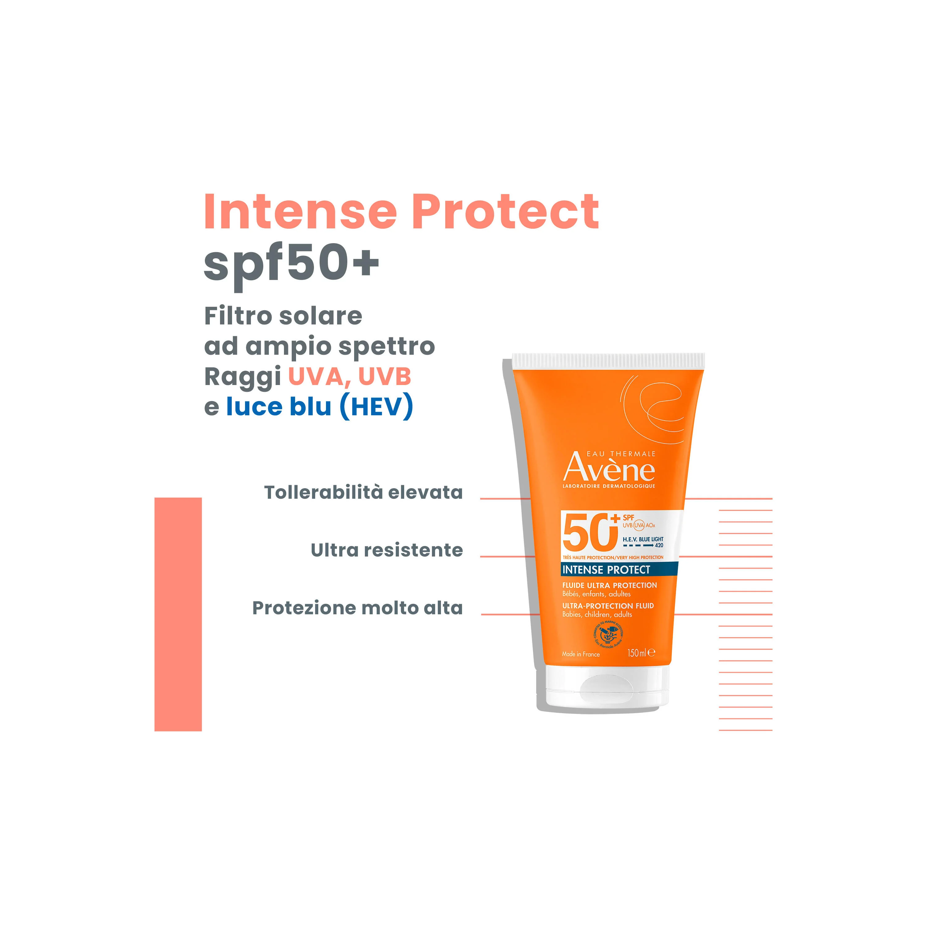 Suncare Intense Protect SPF50+ - Crema solare corpo alta prot., Latte solare corpo alta prot.