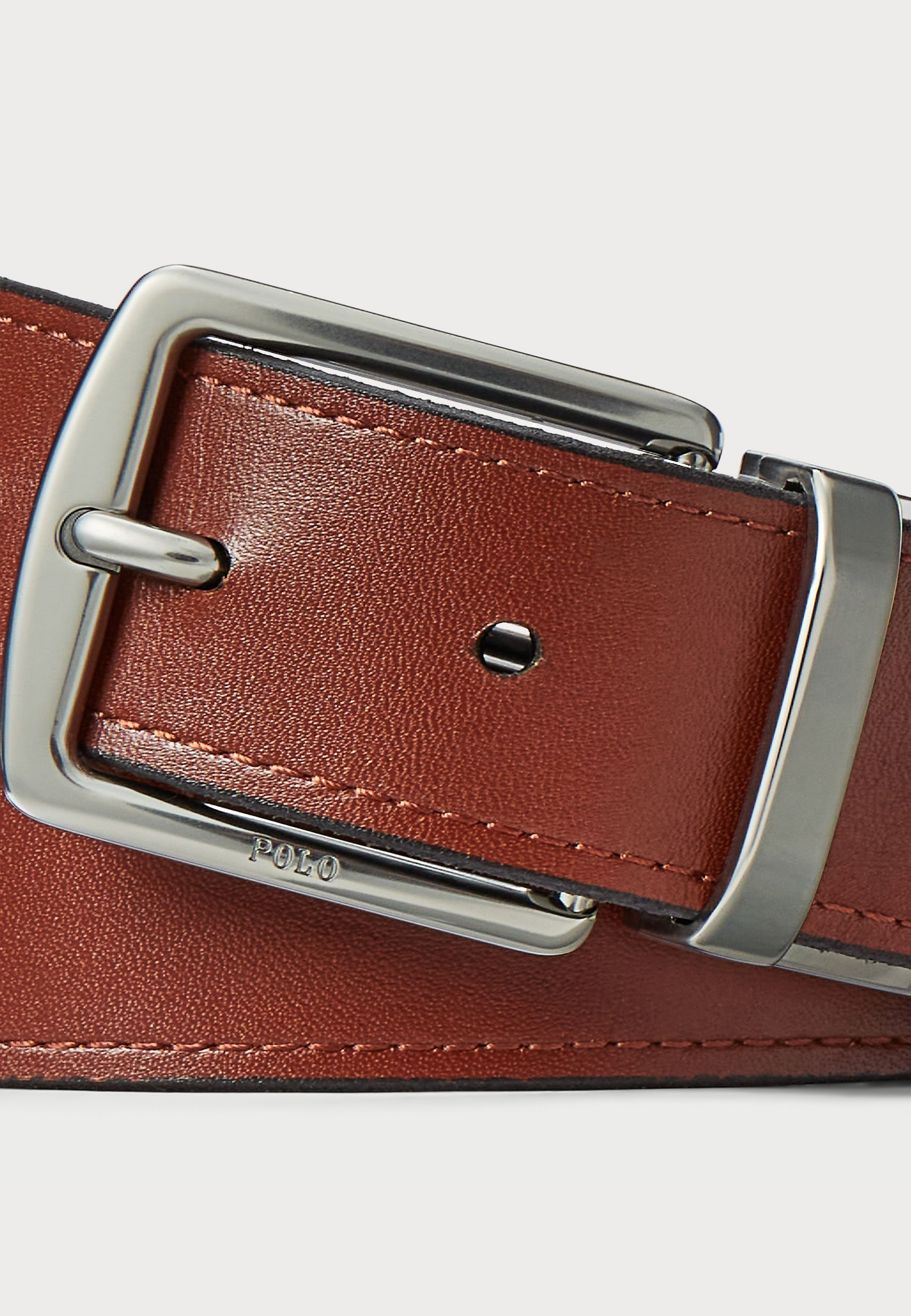 Set regalo con cintura reversibile in pelle Polo Ralph Lauren - Cintura business - nero/marrone