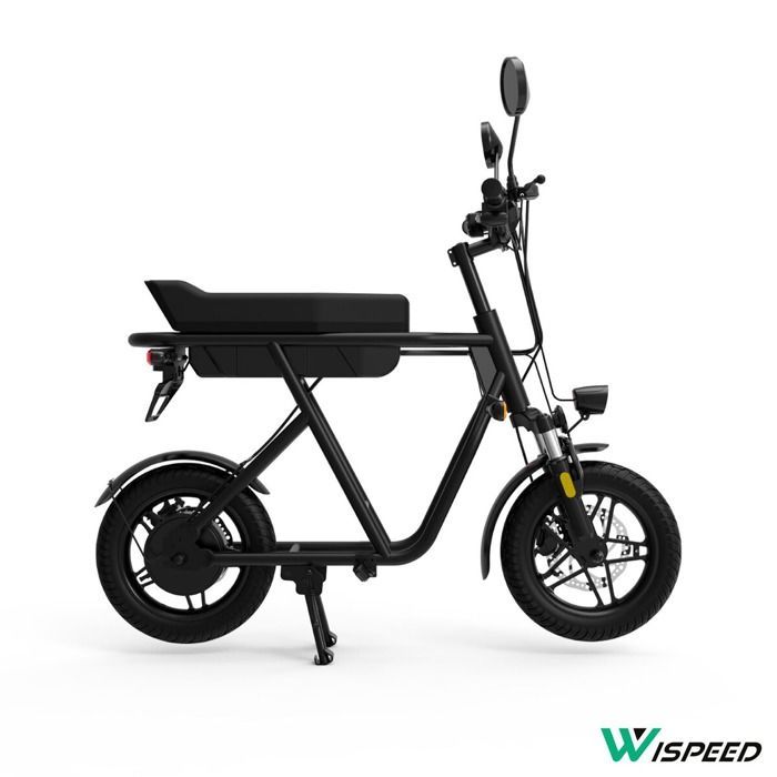 Draisienne électrique Wispeed WIMOB SCOOT NOIR – CYCLOMOBILE HOMOLOGUE ROUTE