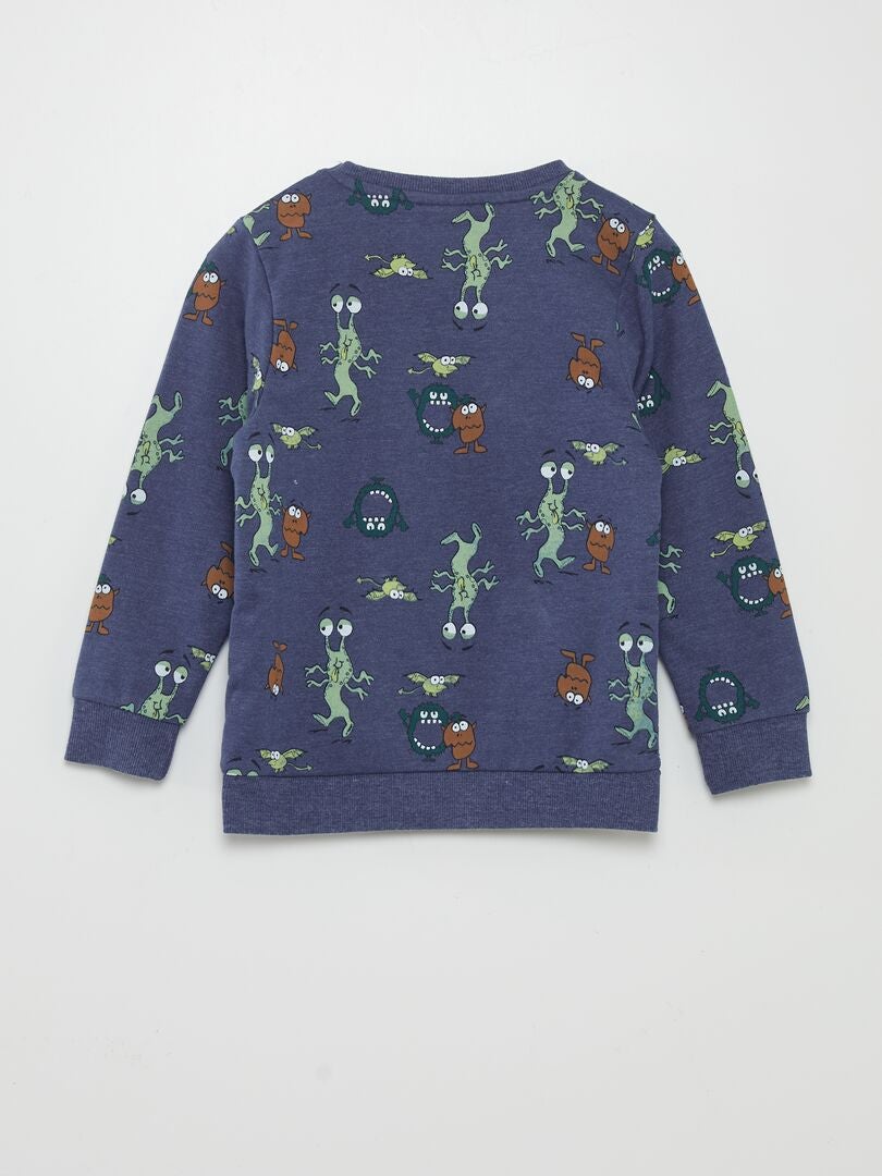 Sweatshirt met print - GROEN