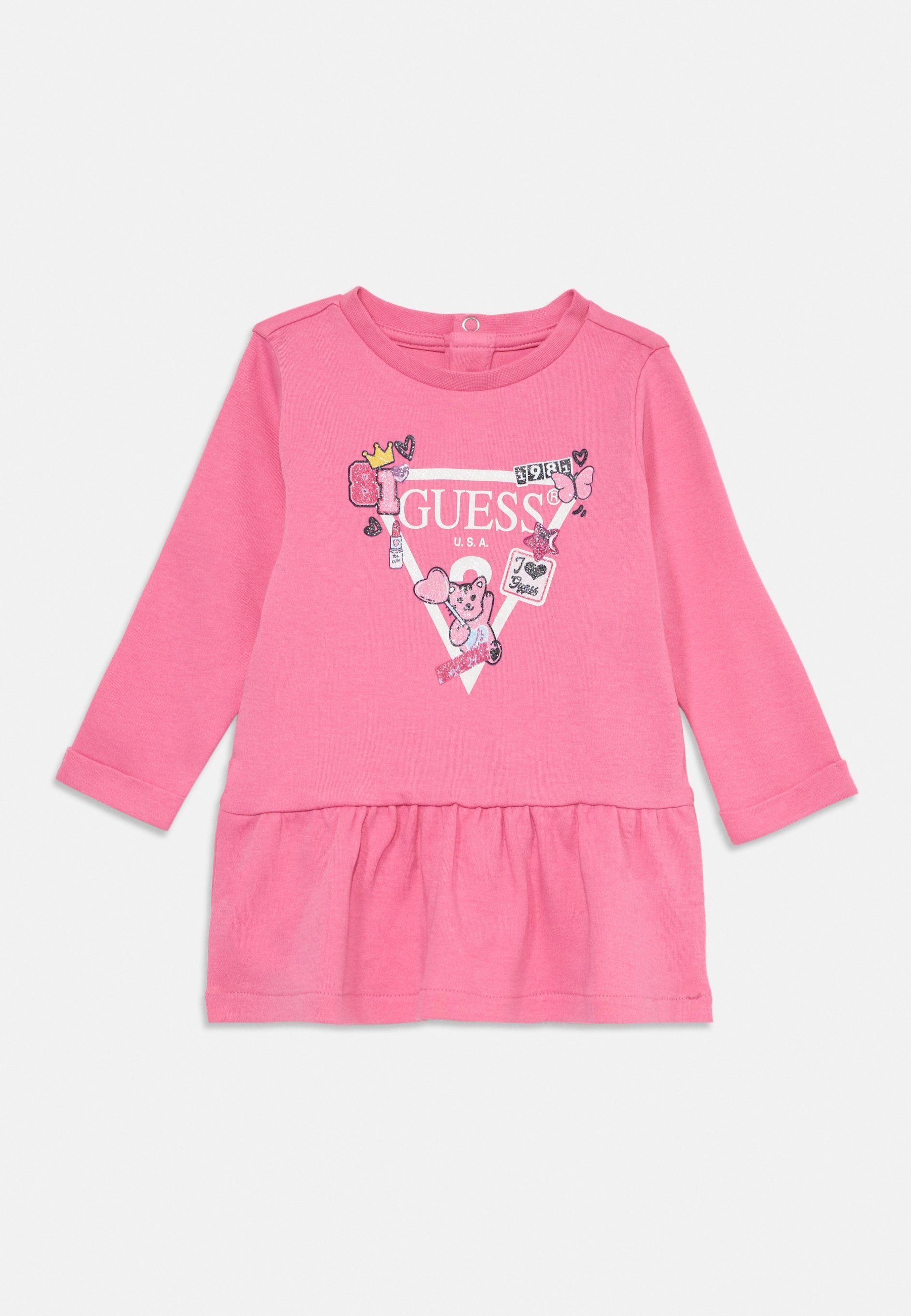 BABY CORE INTERLOCK DRESS PANTIES SET - Kraťasy - jelly pink