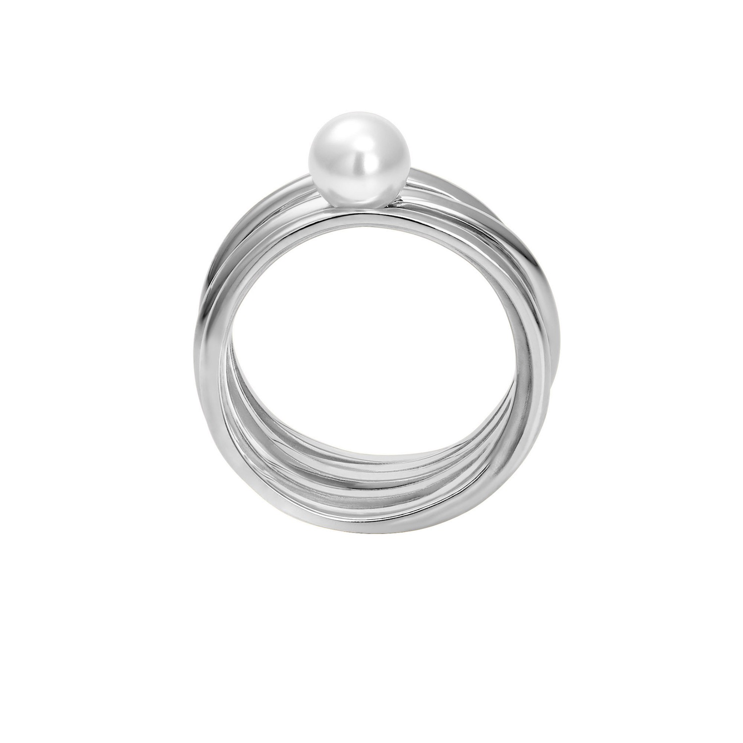 Heideman Bague Serpens blanc