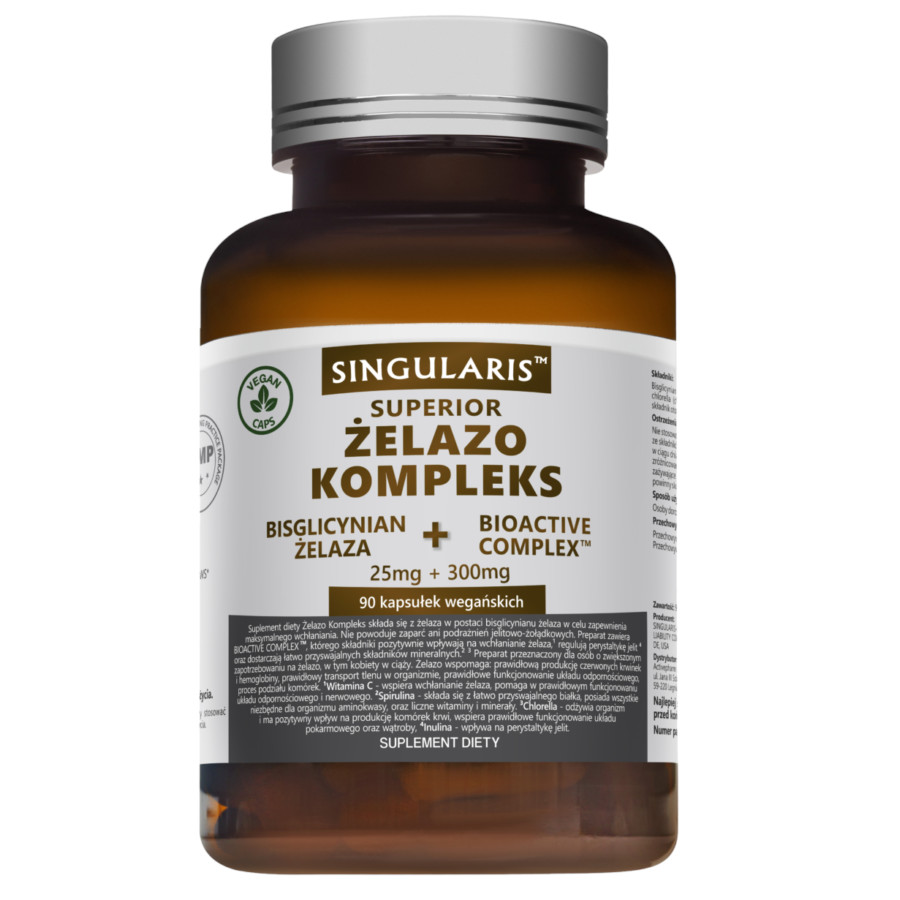 Singularis Superior dzelzs komplekss 25 mg + 300 mg