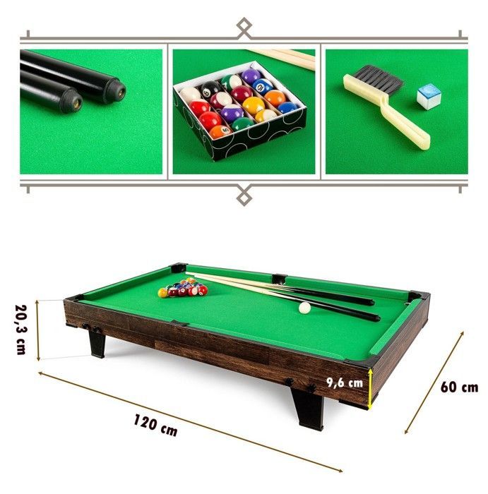 Table de Billard Portable de Style Vintage
