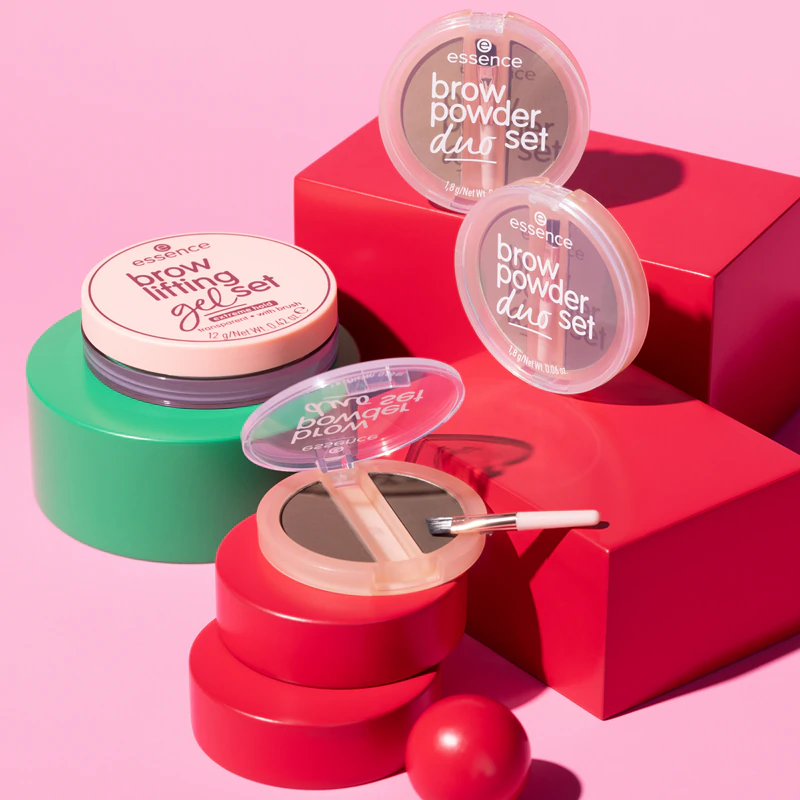 kit para sobrancelhas essence Brow Powder Duo