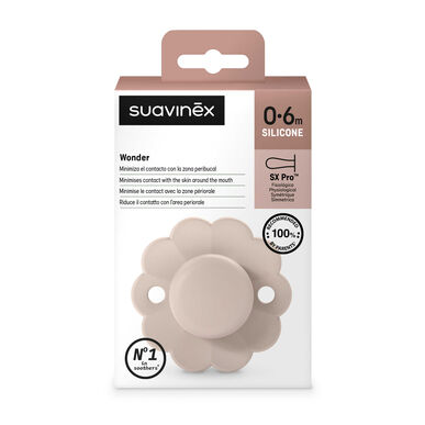 Suavinex Chupete Wonder SX Pro 0-6M Malva Tiza 1 un 1 un