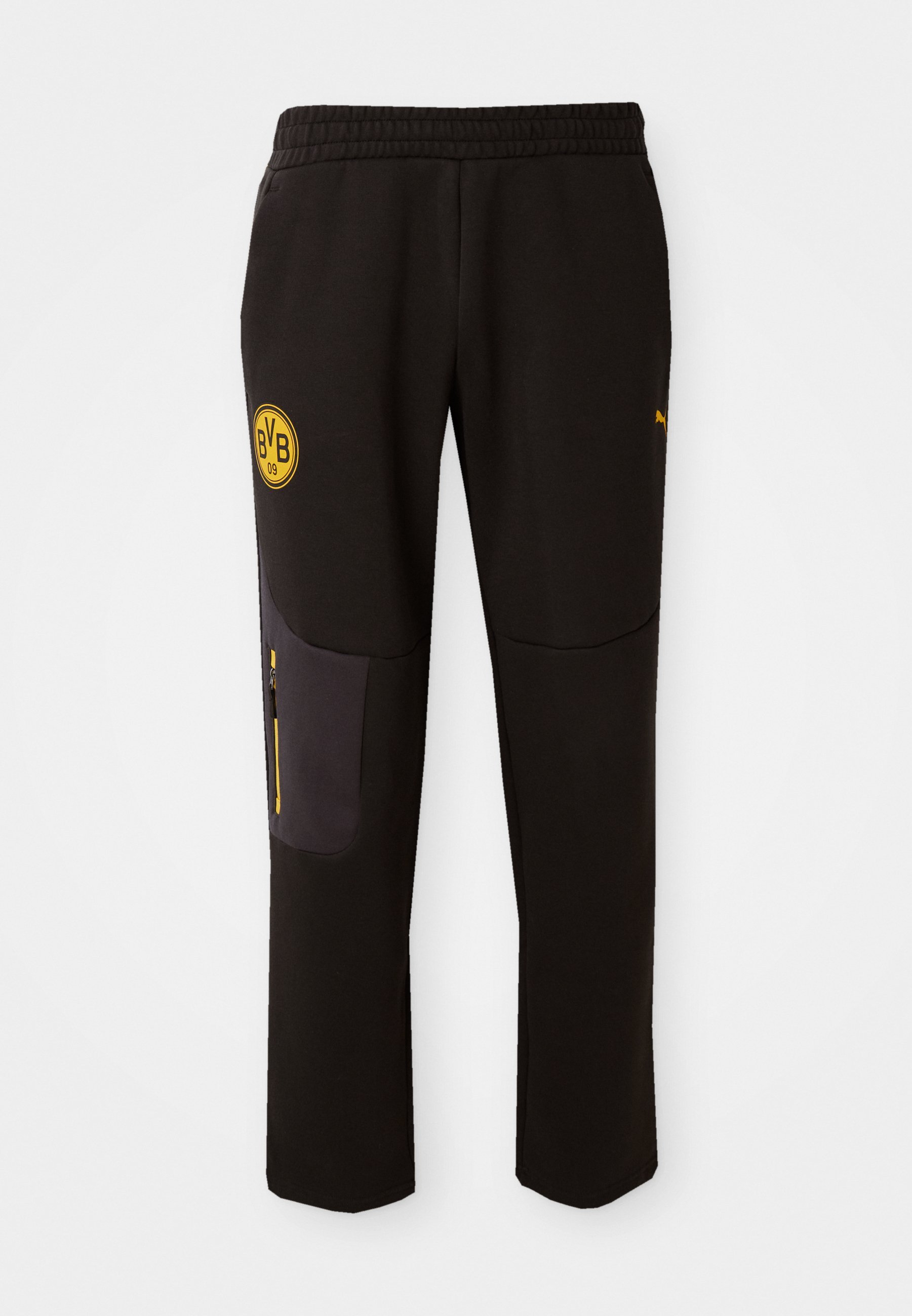 Pantaloni della tuta Puma BVB - Abbigliamento da club - nero/giallo