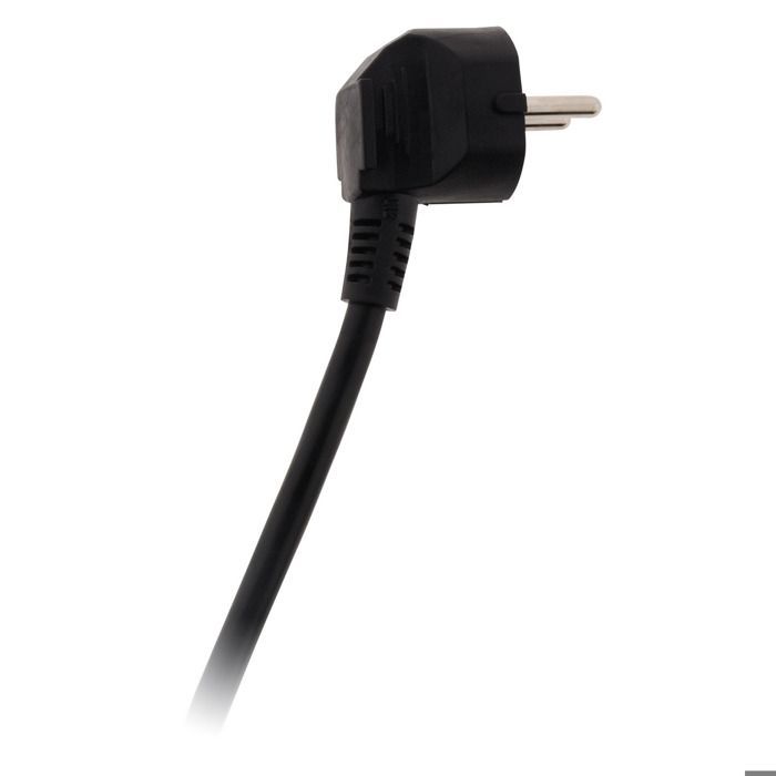 Juego de 5 extensiones 16A HO5VV-F 3G1.5mm² - Negras 3m - Zenitech