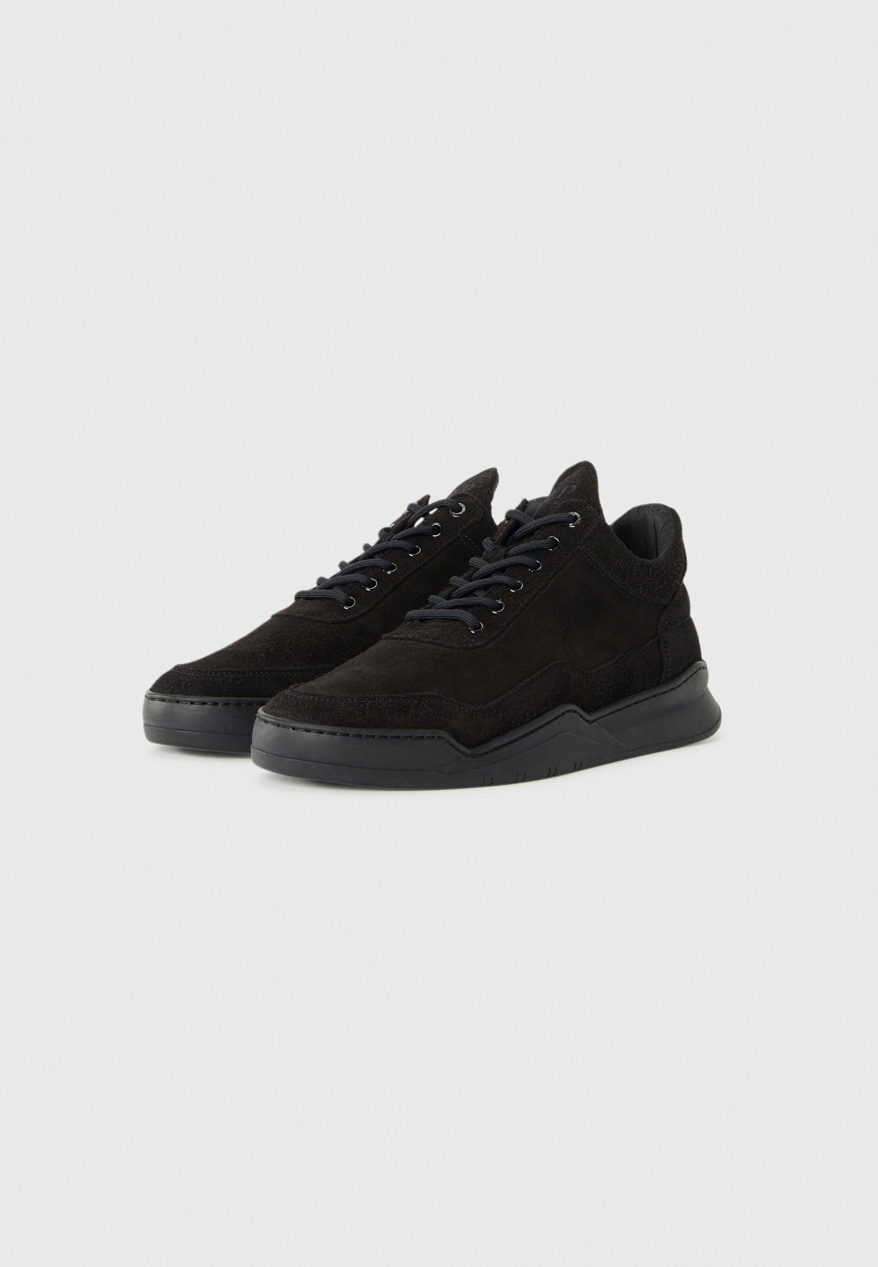 Filling Pieces LOW TOP GHOST FUZZ - Baskets - noires