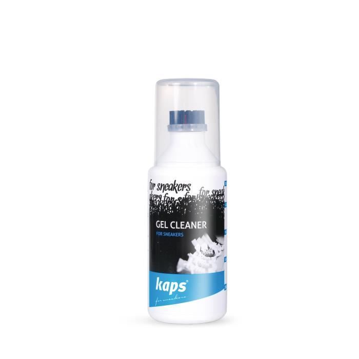 Gel de limpeza para tênis Kaps - 100 ml - Pincel aplicador - Compatível com couro - Unissex