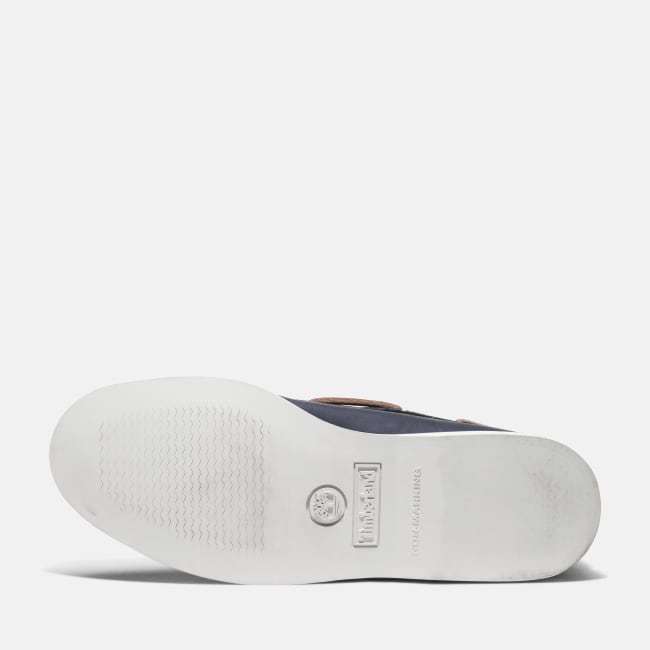 Scarpa da Barca Classic Two-Eye da Uomo in blu