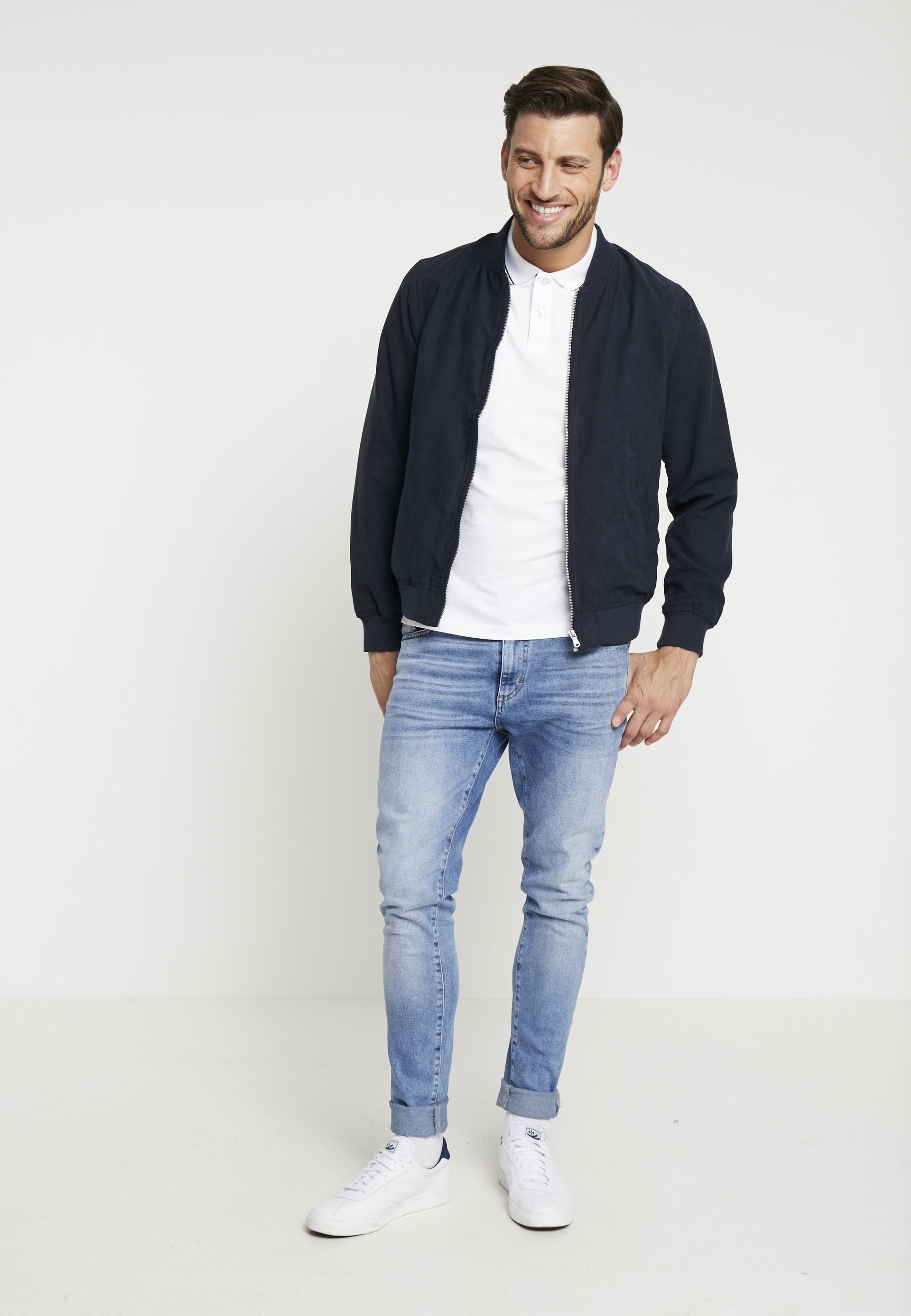 Polo Pier One SLIM - blanc