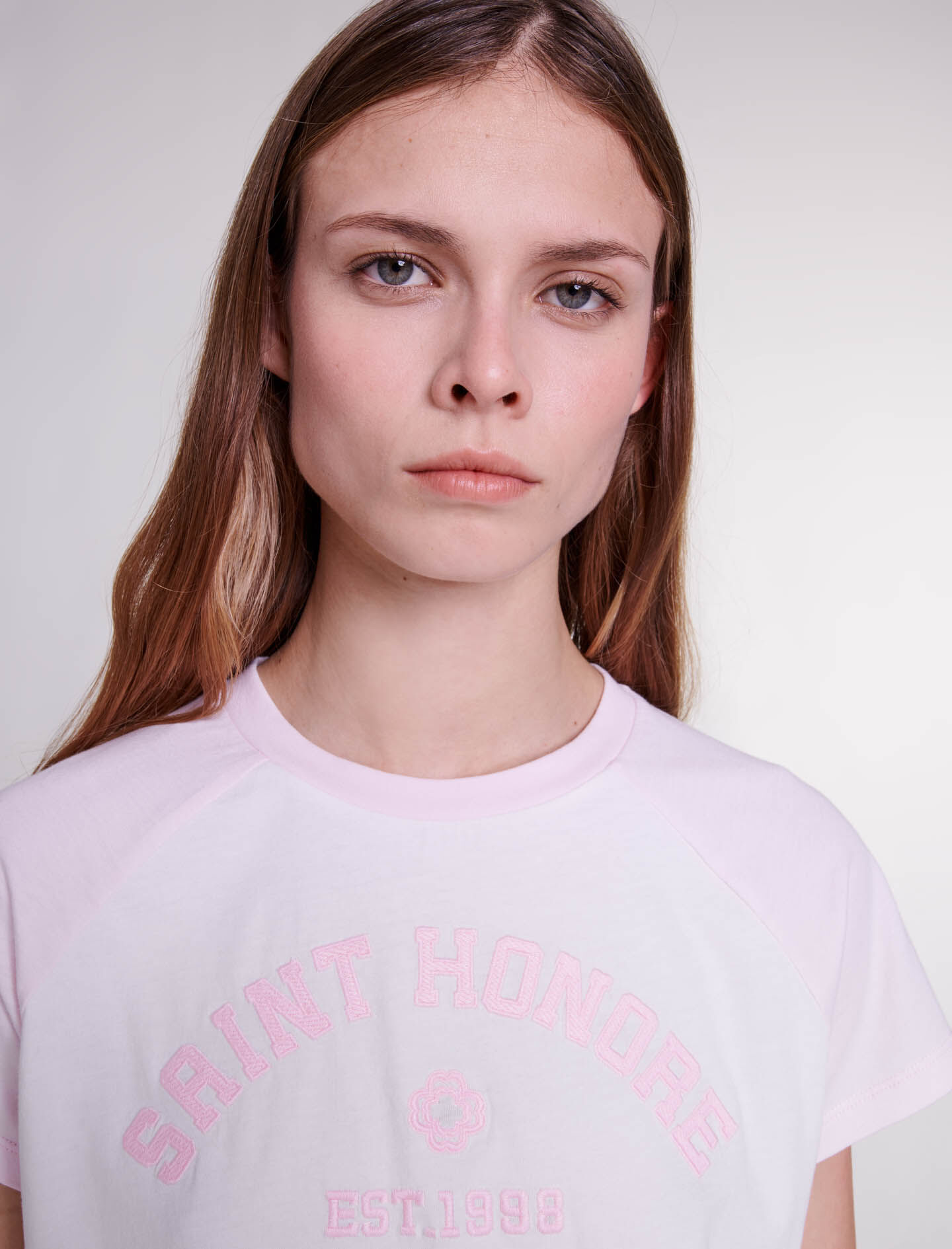 Tricou Saint Honoré-Rose/Ecru
