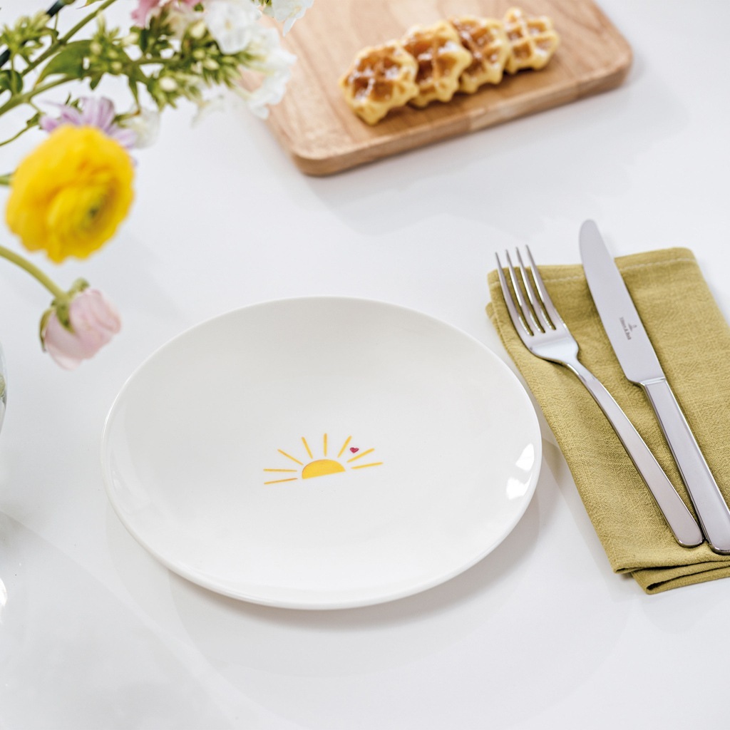 Villeroy & Boch pusryčių lėkštė „Labas, saulė su meile“ – 1 vnt.