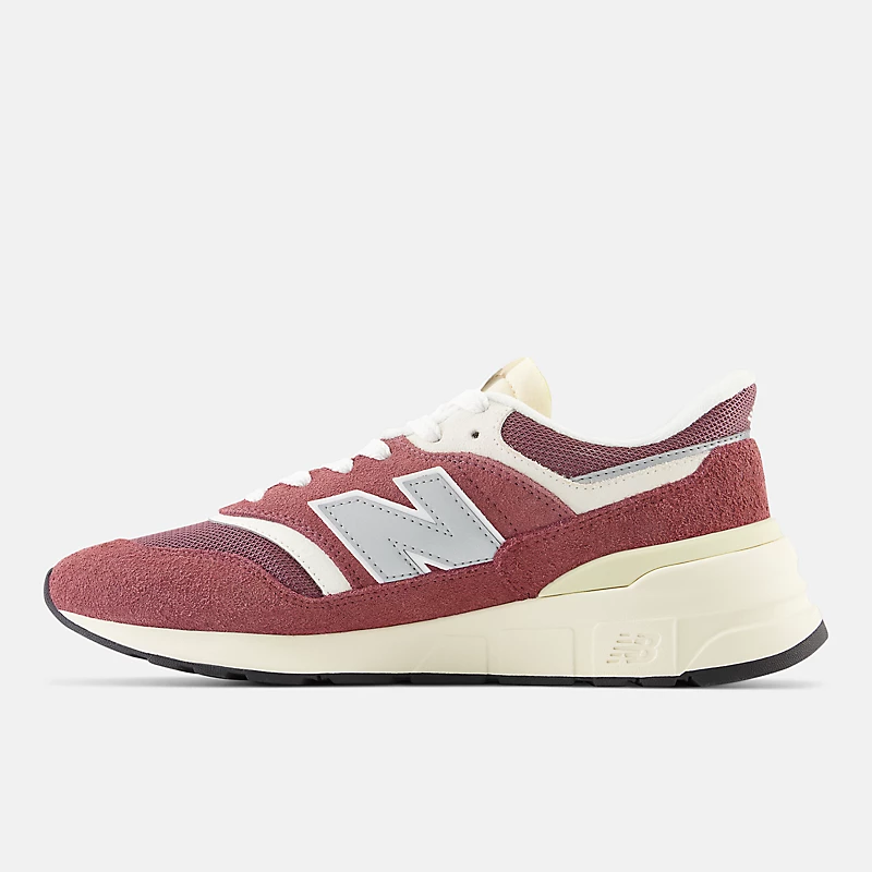 Unisex 997R - Burgundiu spălat cu sare de mare