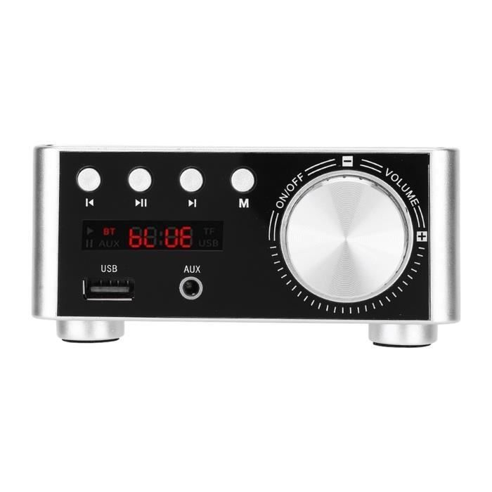 Versterker - MXZZAND - HIFI Bluetooth 5.0 - 50W x 2 - 30W x 2 bij 4 ohm - Zwart