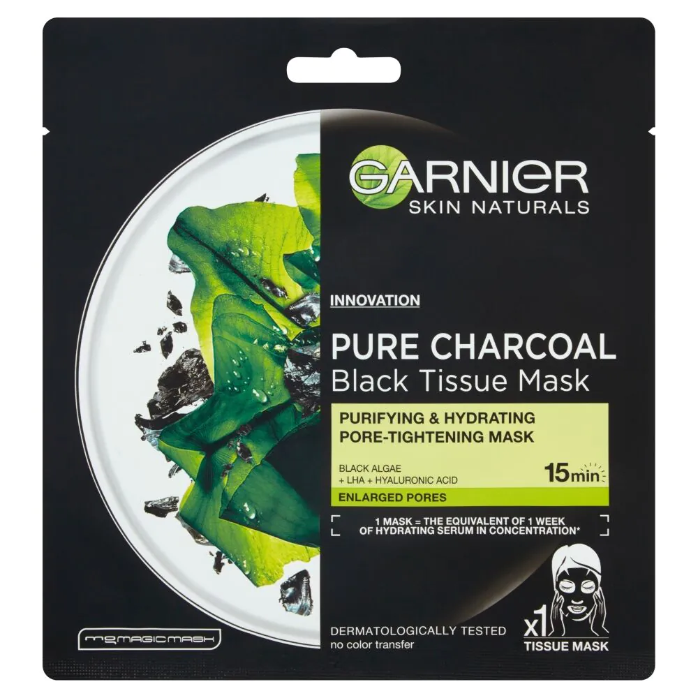 Garnier Skin Naturals Czarne Algi Maska do twarzy