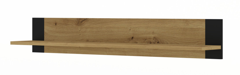 Półka wisząca panel MONDI 125 cm dąb artisan
