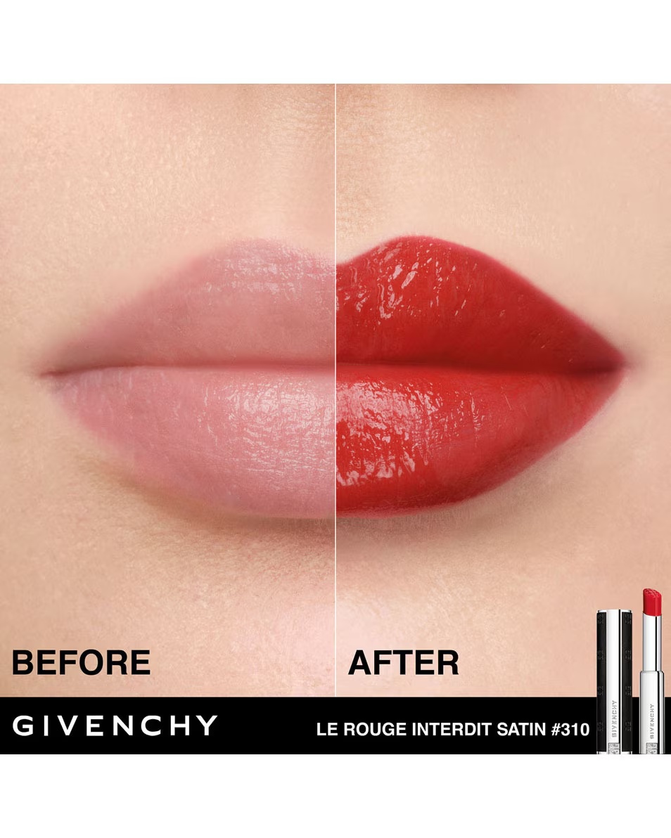 GIVENCHY COSMETICS LE ROUGE INTERDIT SATIN CULOARE RADIANTĂ - HIDRATARE 24 DE ORE
