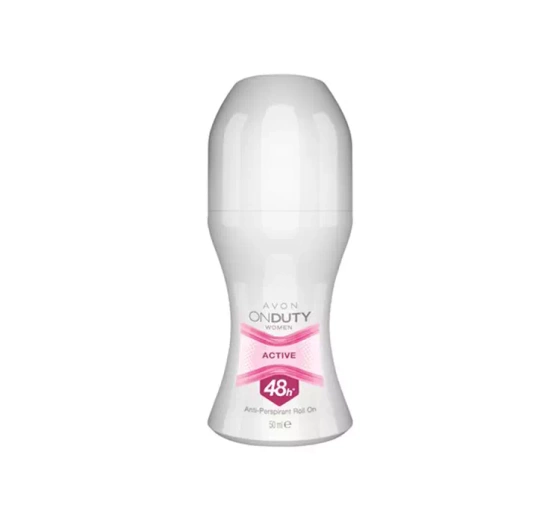 Avon On Duty Active 48h antyperspirant roll-on dla kobiet 50 ml