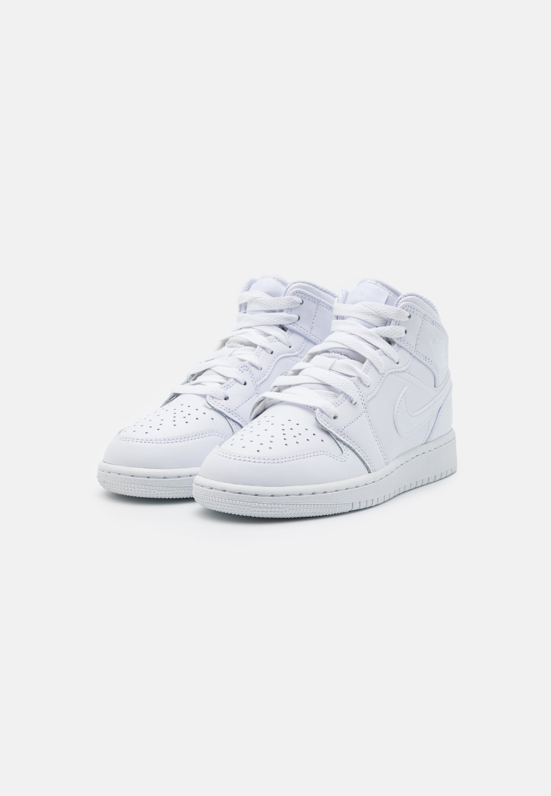 Jordan AIR 1 MID UNISEX - Basketbalschoenen - wit