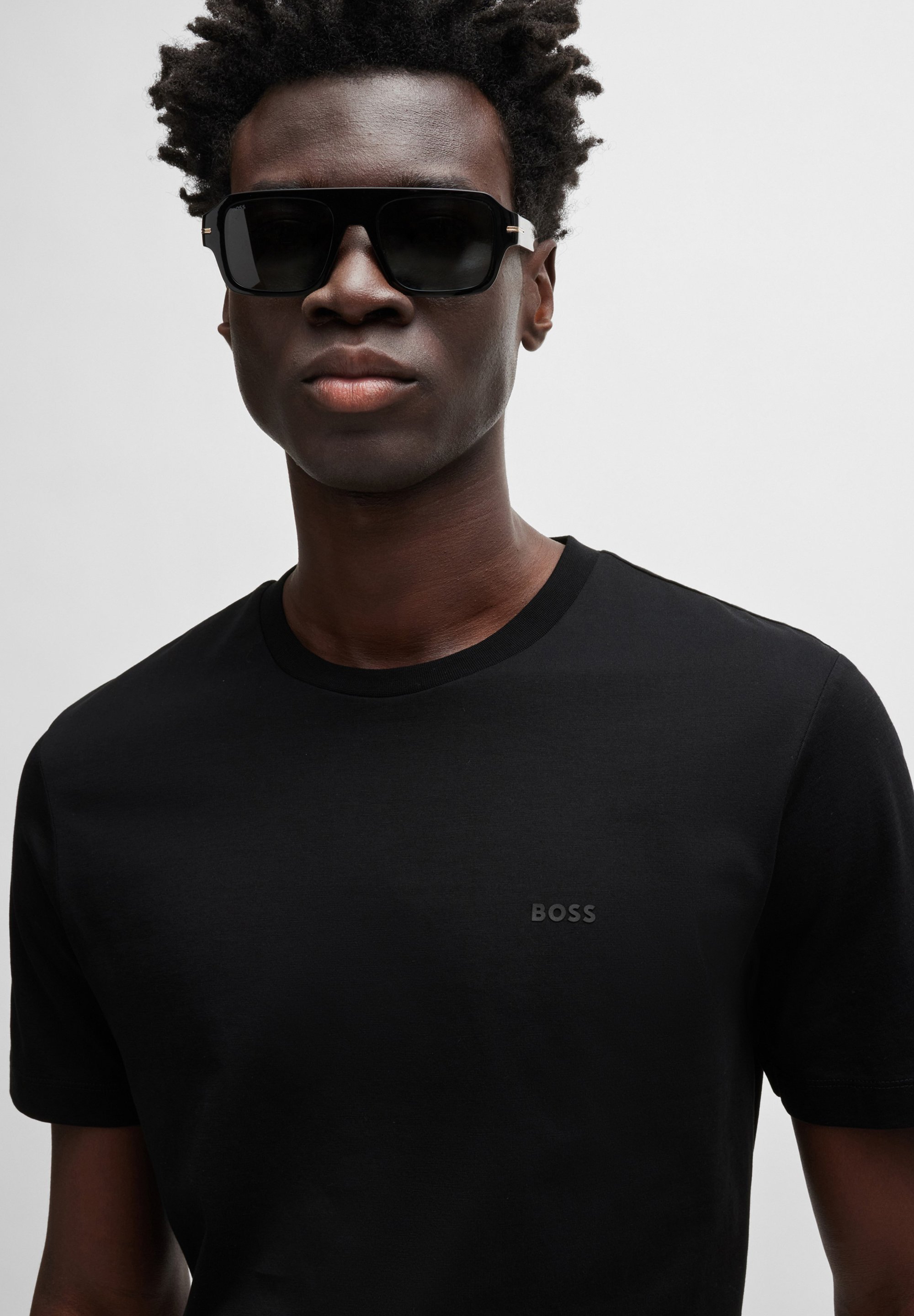 BOSS THOMPSON - Basic T-Shirt - schwarz