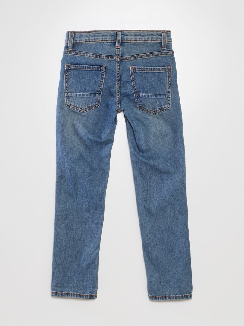 Slim fit jeans - 5 zakken - blauw