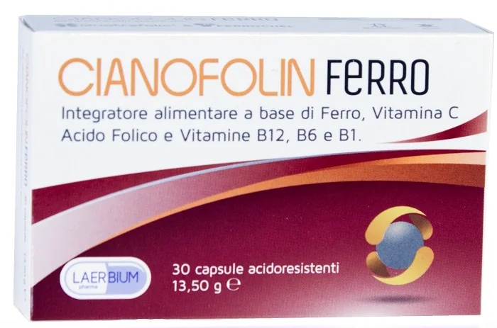 Cyanofolin ijzer 30 capsules