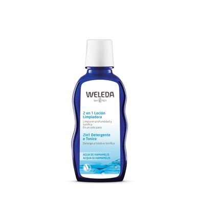 Lotion nettoyante à l'eau d'hamamélis Weleda - Lotion nettoyante et tonifiante en profondeur