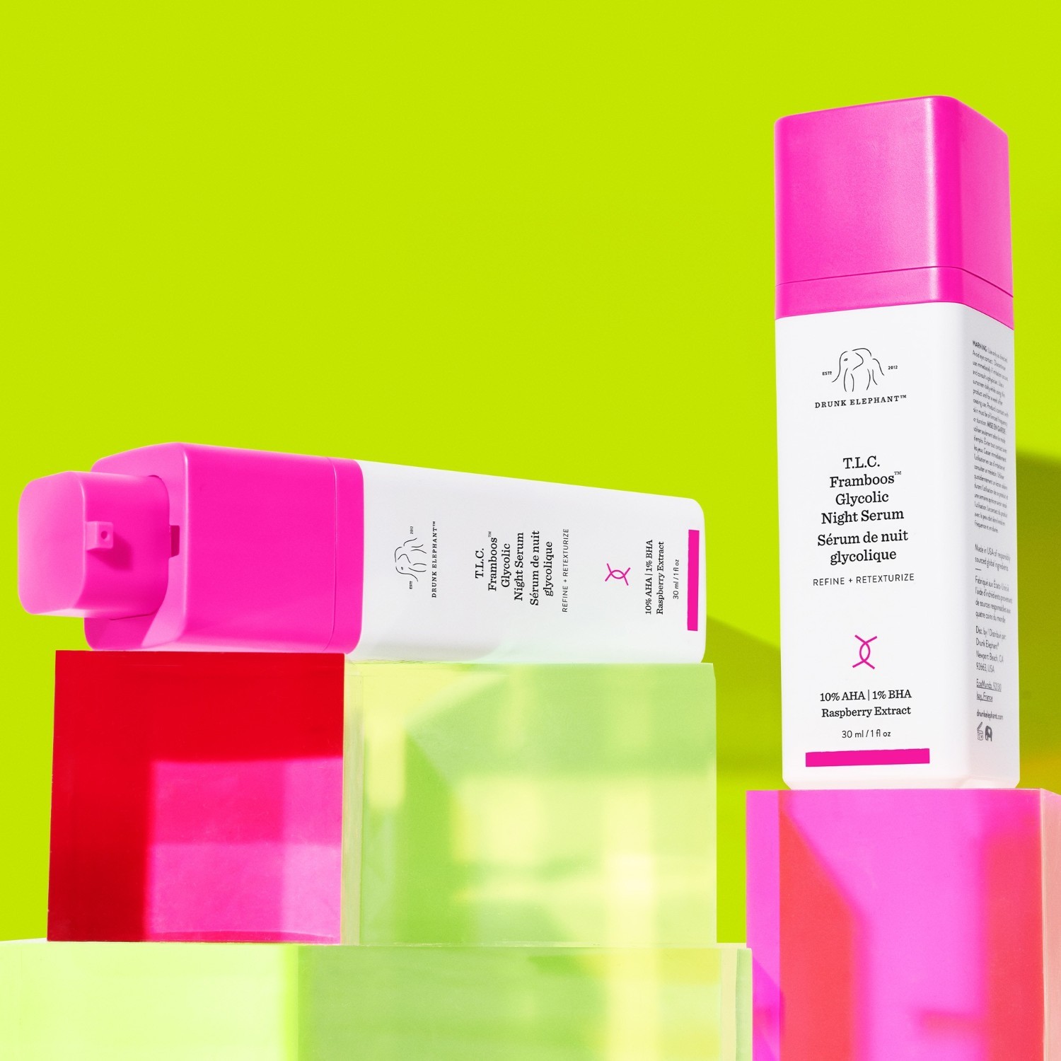 Drunk Elephant hidratantni serum TLC Malina glikolni noćni serum - 30 ml