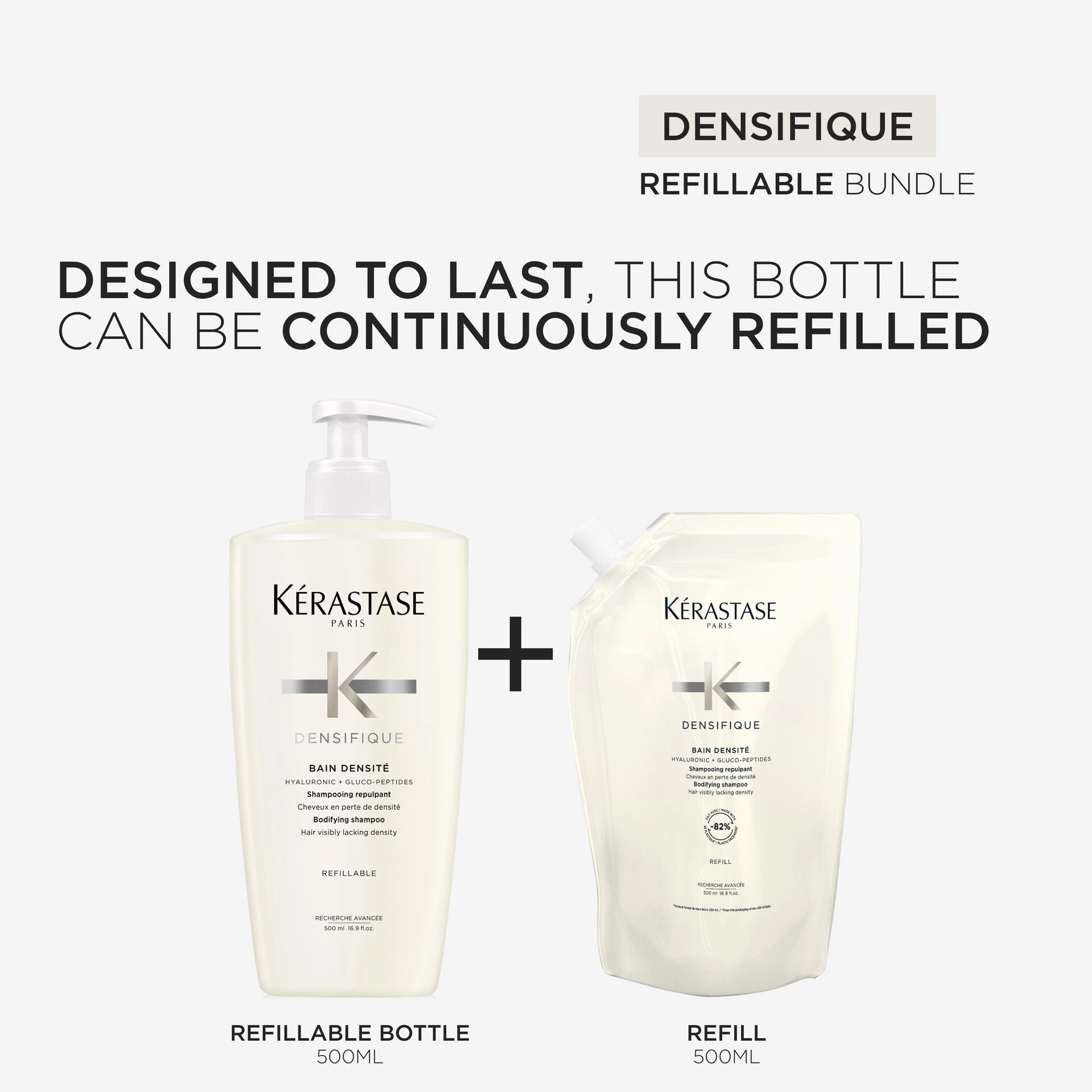 Kérastase Densifique Bain Densité Sampon Refill 500 ml