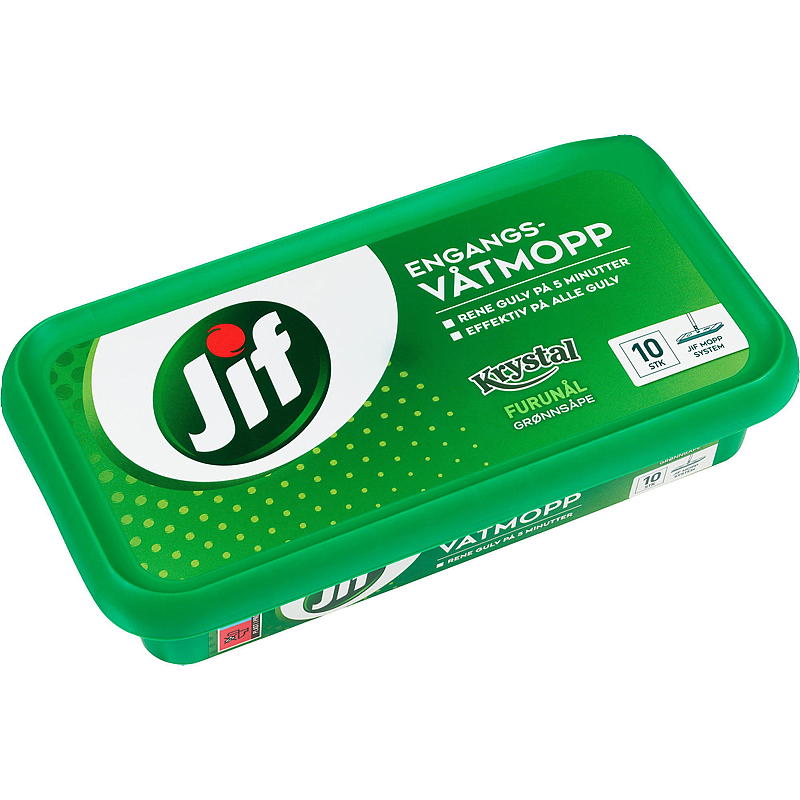 Jif Engangsmopp 10-pakning Jif Krystall Furunåler