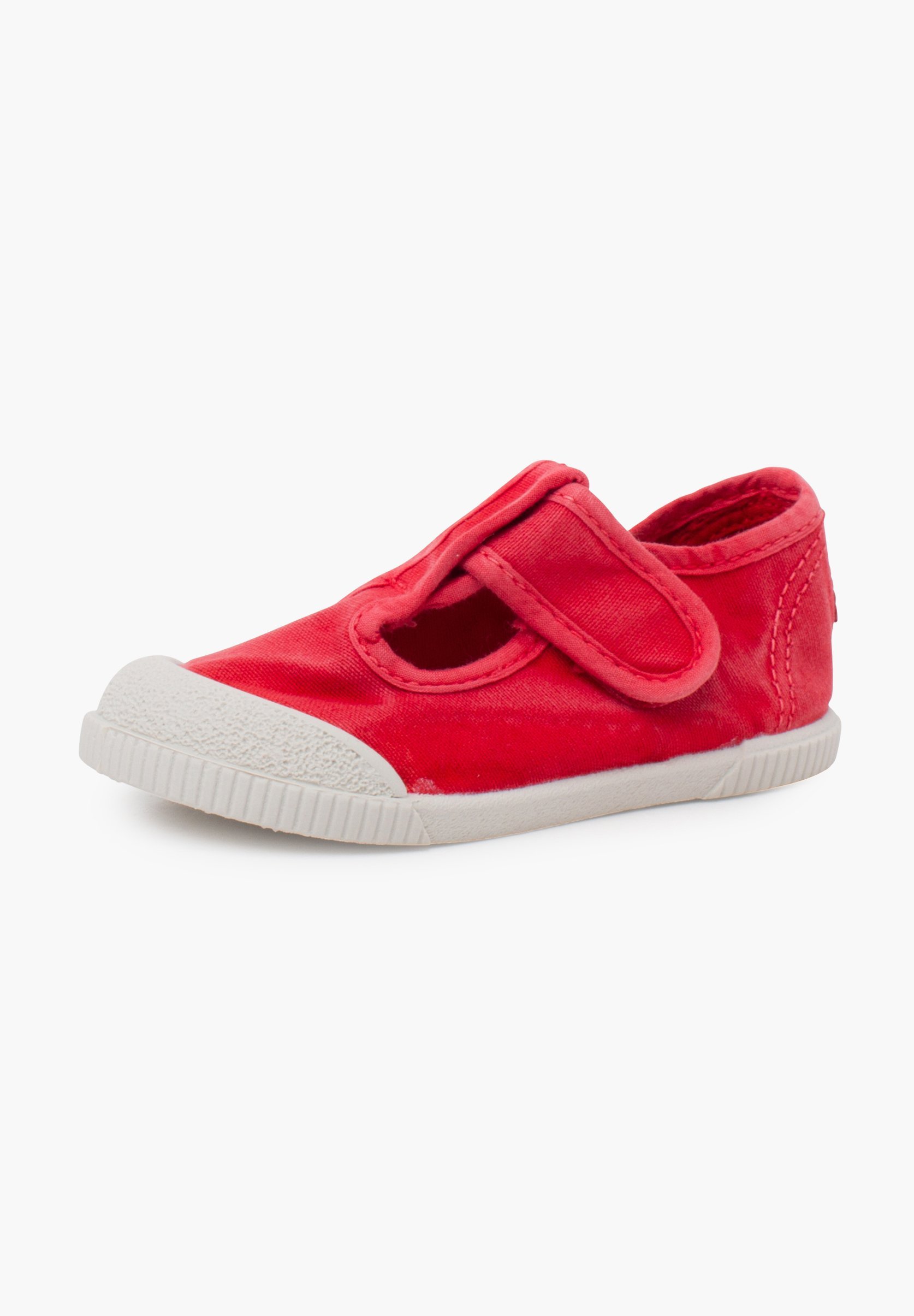 Pisamonas PEPITOS PUNTERA BAREFOOT LAVADA - Chaussons bébé - rouge