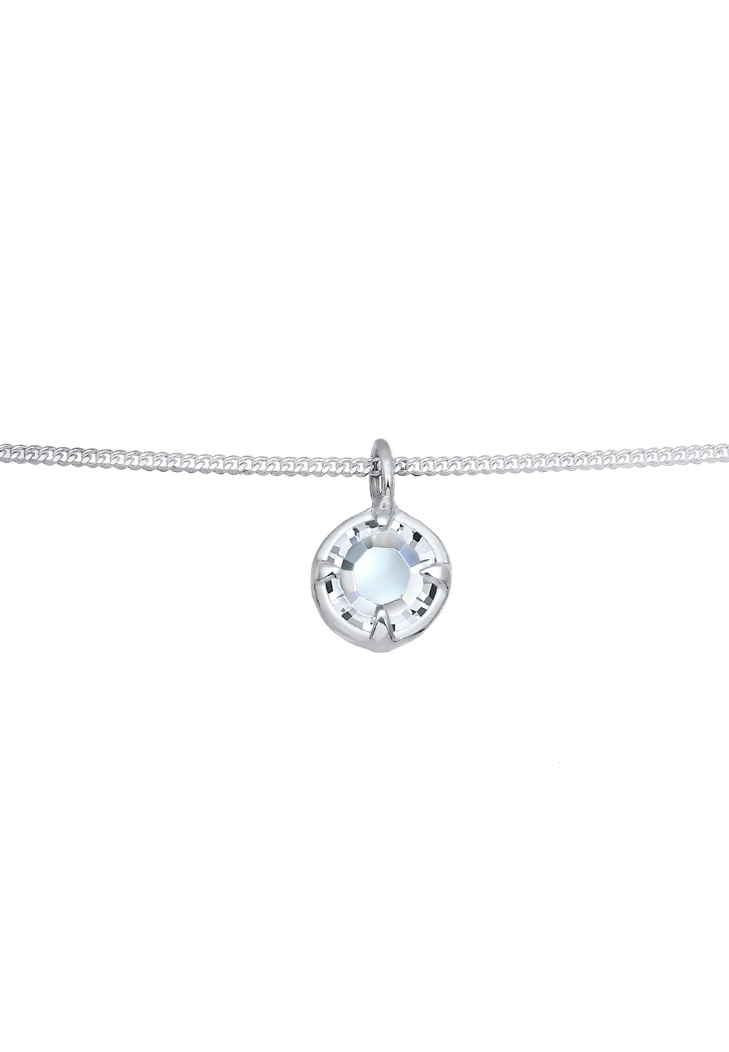 Elli PREMIUM Elli PREMIUM Collier Femmes Choker Basic étincelant avec cristal en argent sterling 925