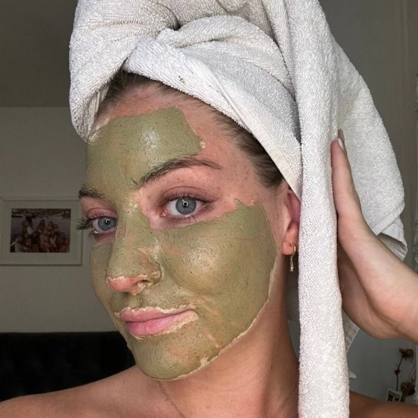 PERL Cosmetics Maschera all'argilla verde francese - Ricarica in vetro