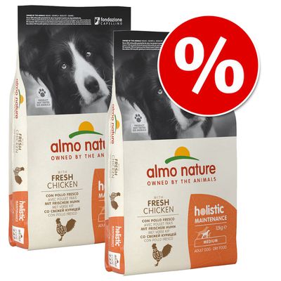 Almo Nature Holistic Economy -pakkaukset 2 x 12 kg